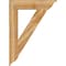 Ekena Millwork Traditional Traditional Rough Sawn Bracket, Western Red Cedar, 6"W x 32"D x 44"H BKT06X32X44TRA01RWR - alternate 3